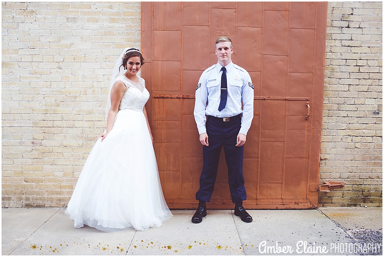 shiner texas rustic shabby chic military wedding photo