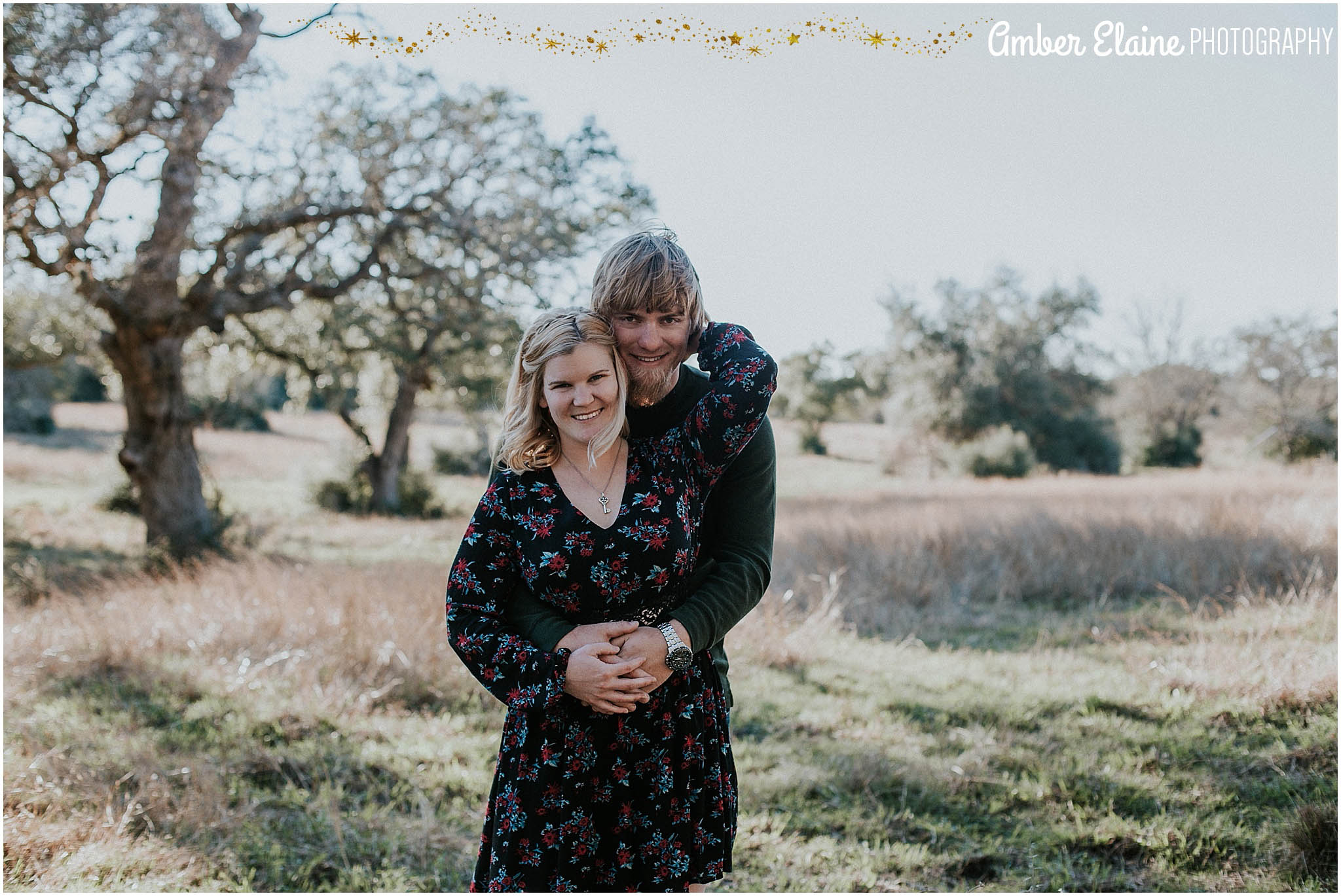 rustic engagement photos with dogs