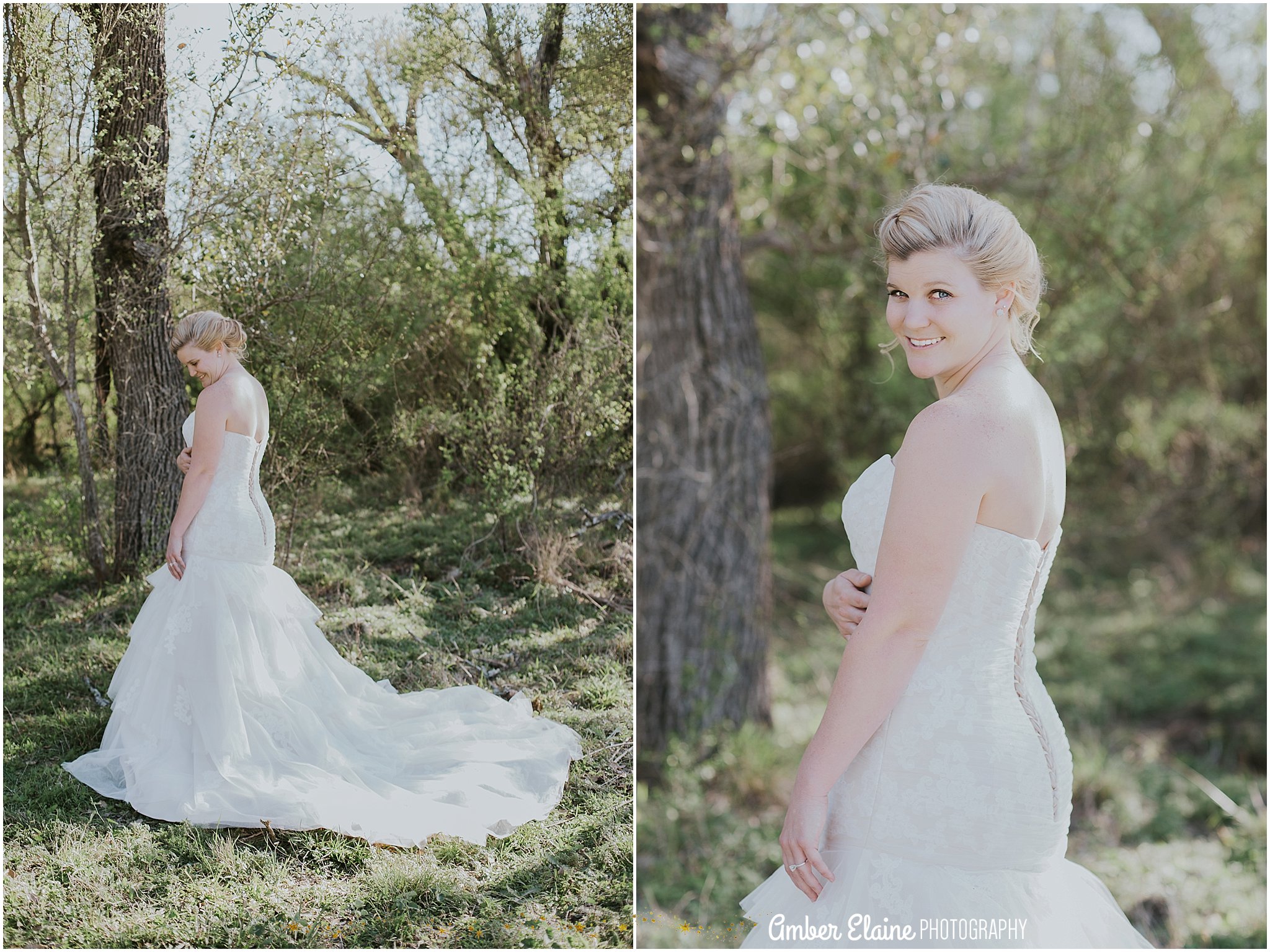 rustic bridal portrait