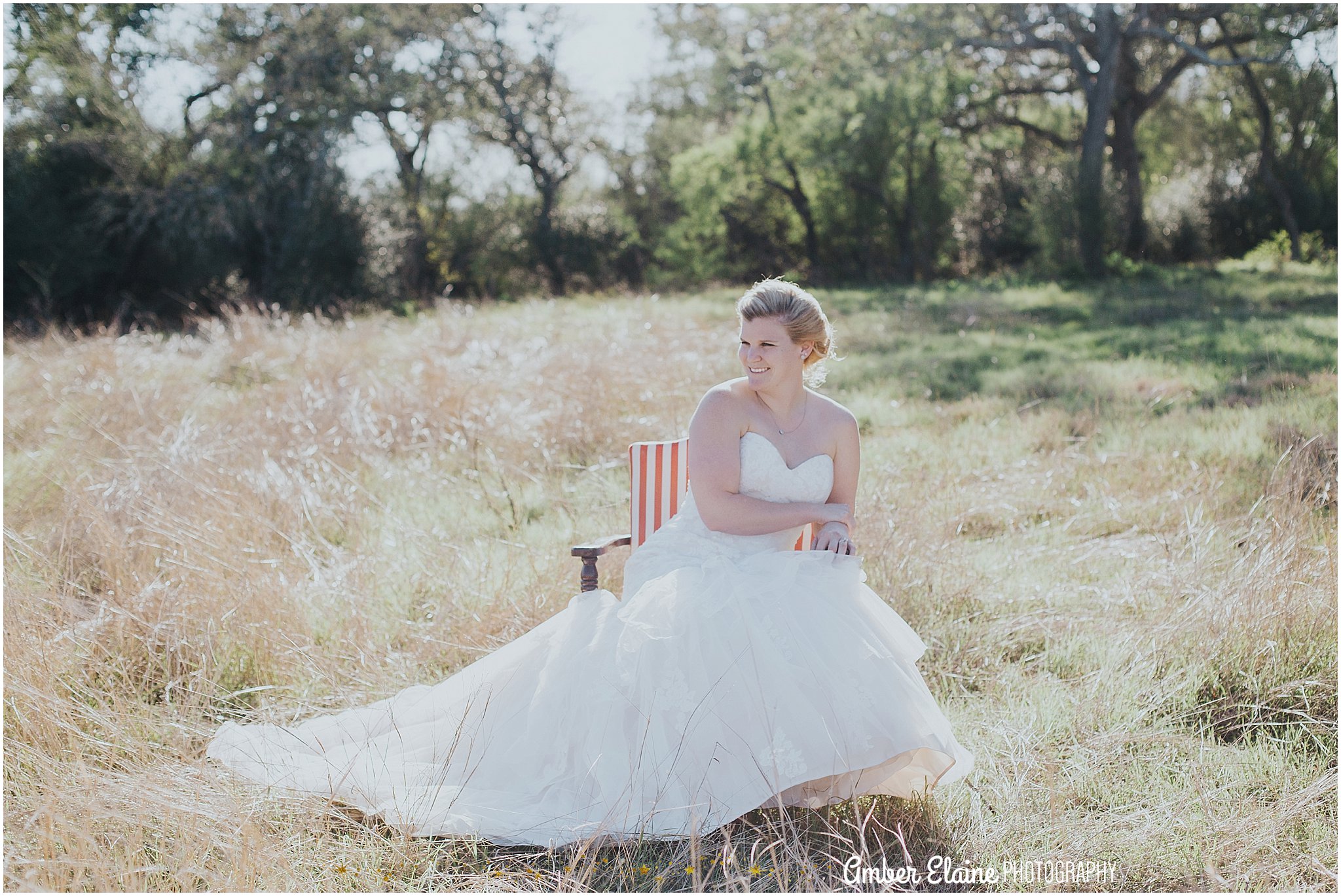 rustic bridal portrait