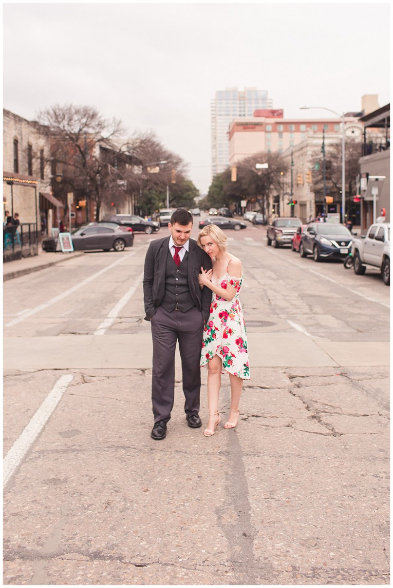 sunflower Austin TX Alamo draft house ritz engagement photography