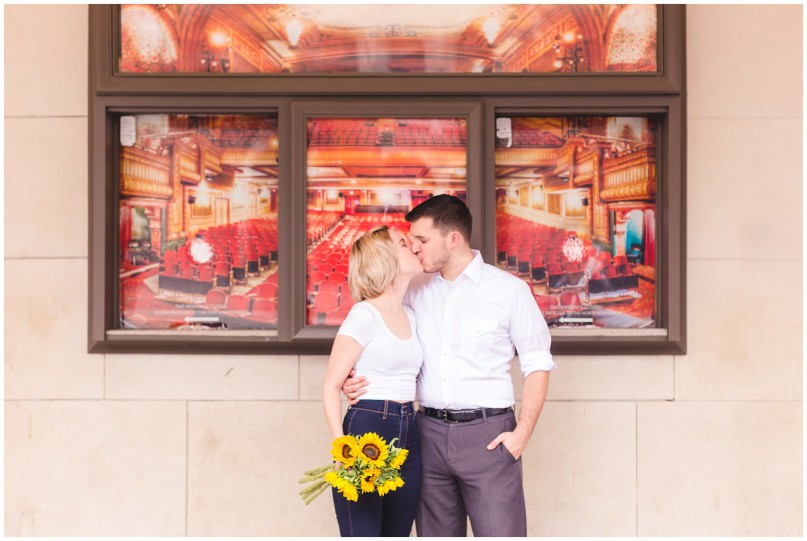 sunflower Austin TX Alamo draft house ritz engagement photography