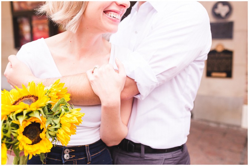 sunflower Austin TX Alamo draft house ritz engagement photography