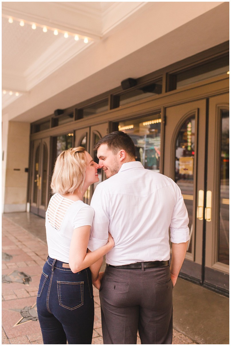 sunflower Austin TX Alamo draft house ritz engagement photography